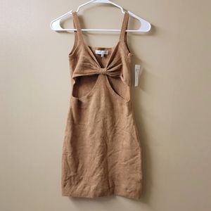 Emory Park Bodycon Sweater Cutout Dress size Medium NWT